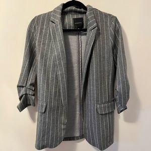 Grey Pinstripe Blazer